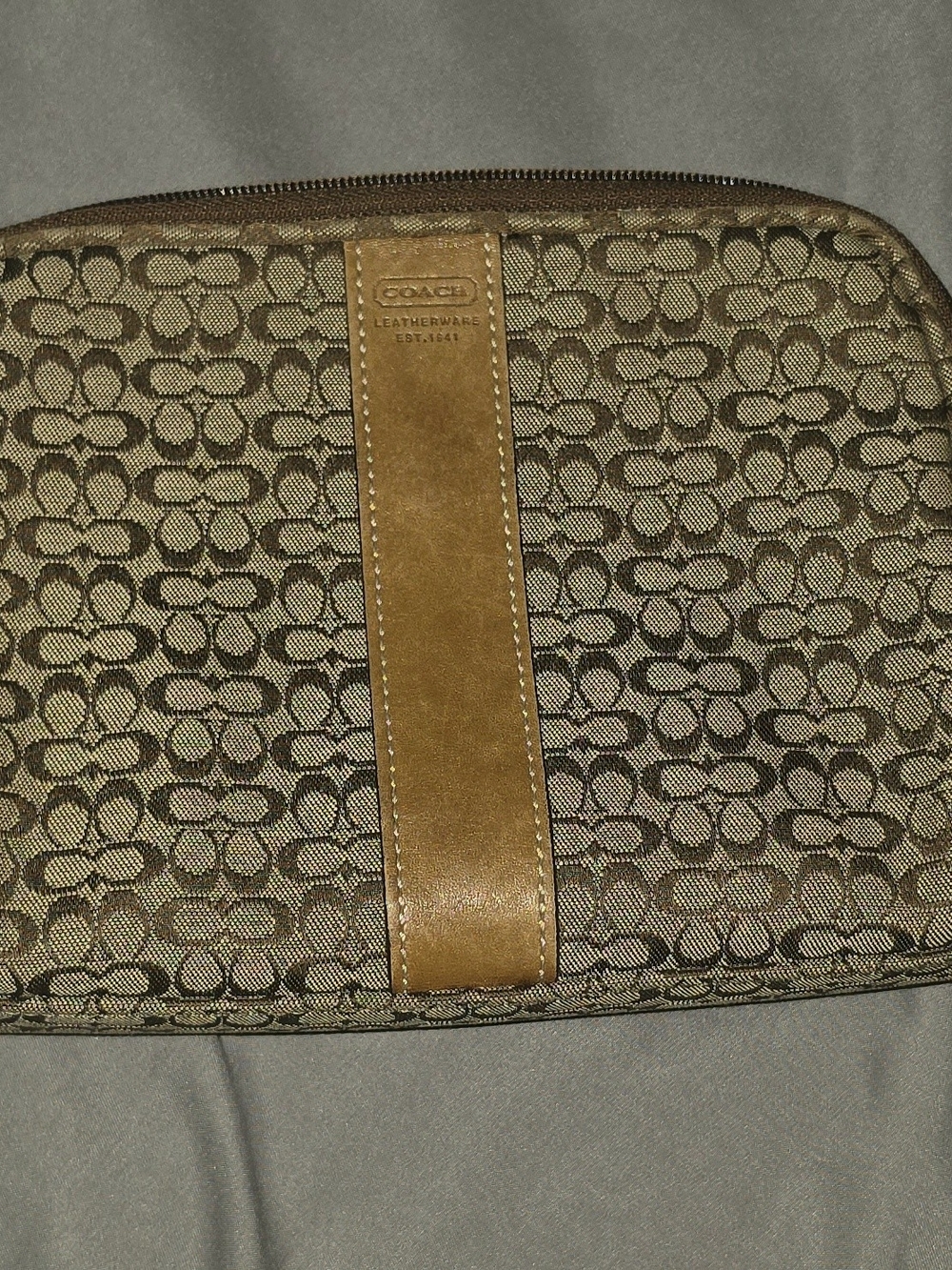 Vintage Y2k COACH cosmetic Pouch